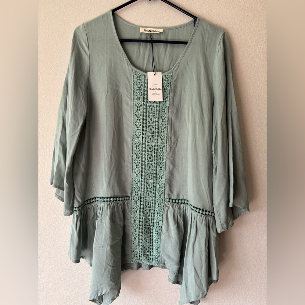 Sage Green Women's Top